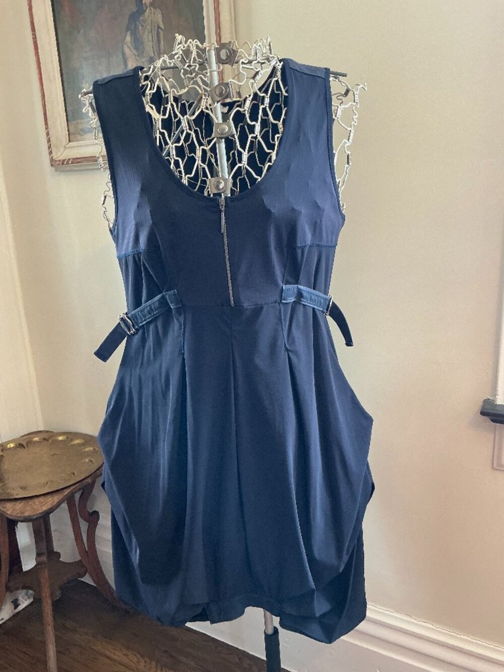 SUNLIGHT Rhodes sleeveless navy blue dress (4)